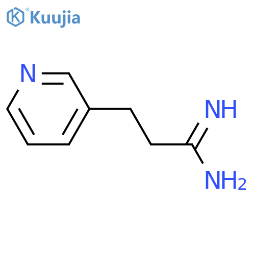 3-Pyridinepropanimidamide structure