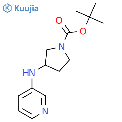 Tert-Butyl 3-(pyridin-3-ylamino)pyrrolidine-1-carboxylate structure