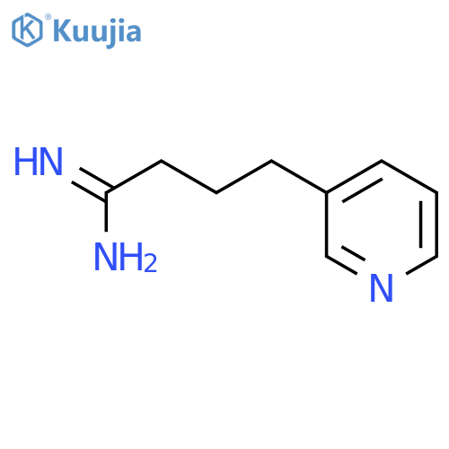 4-Pyridin-3-yl-butyramidine structure