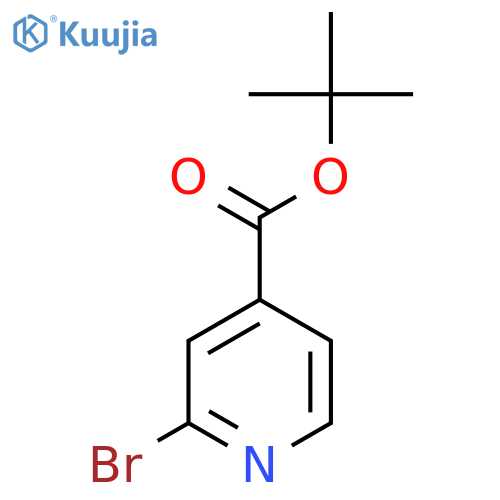 tert-butyl 2-bromopyridine-4-carboxylate structure