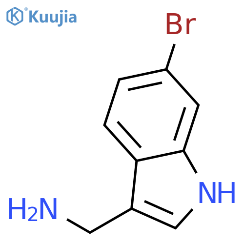 (6-Bromo-1H-indol-3-yl)methanamine structure