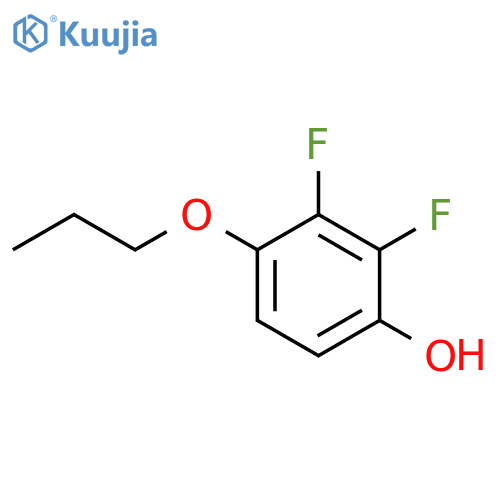 2,3-Difluoro-4-Propoxyphenol structure