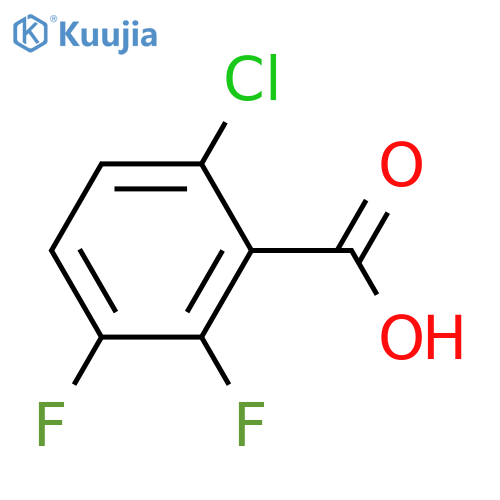 6-chloro-2,3-difluoro-benzoic acid structure