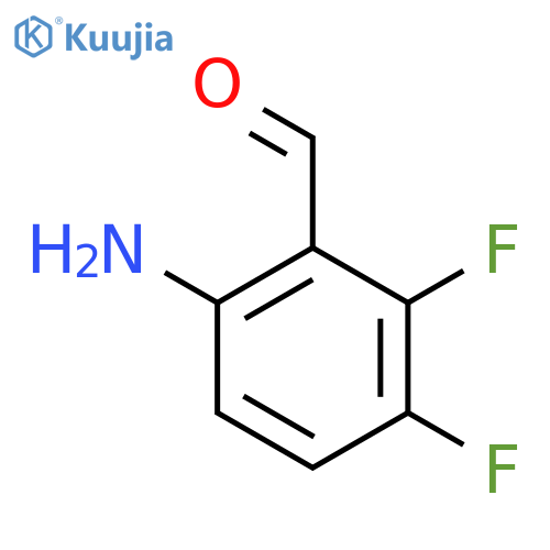 6-Amino-2,3-difluorobenzaldehyde structure