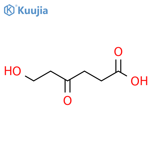 Hexanoic acid, 6-hydroxy-4-oxo- structure