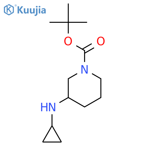tert-Butyl 3-(cyclopropylamino)piperidine-1-carboxylate structure