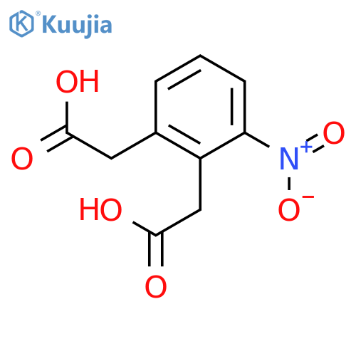 1,2-Benzenediaceticacid, 3-nitro- structure