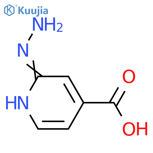 2-hydrazinopyridine-4-carboxylic acid structure