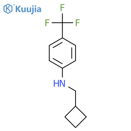 Benzenamine,N-(cyclobutylmethyl)-4-(trifluoromethyl)- structure