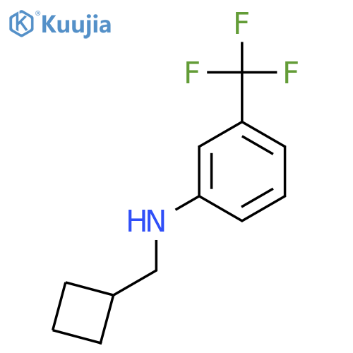Benzenamine,N-(cyclobutylmethyl)-3-(trifluoromethyl)- structure