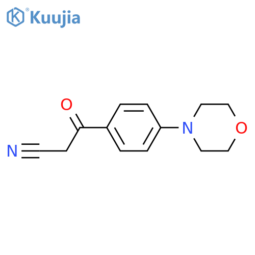 3-(4-Morpholinophenyl)-3-oxopropanenitrile structure