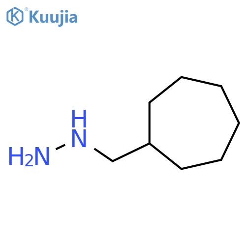 (cycloheptylmethyl)hydrazine structure