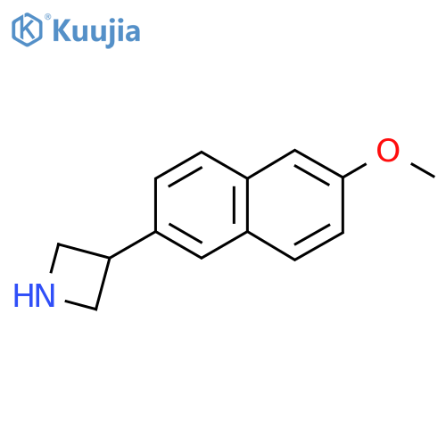 3-(6-Methoxy-2-naphthyl)azetidine structure
