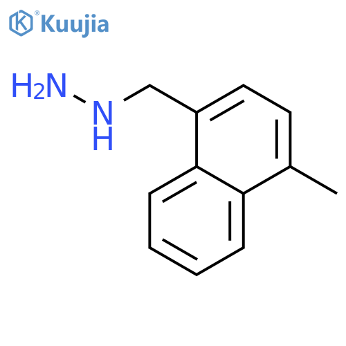 (4-methylnaphthalen-1-yl)methylhydrazine structure
