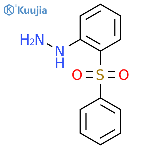 Hydrazine,[2-(phenylsulfonyl)phenyl]- structure