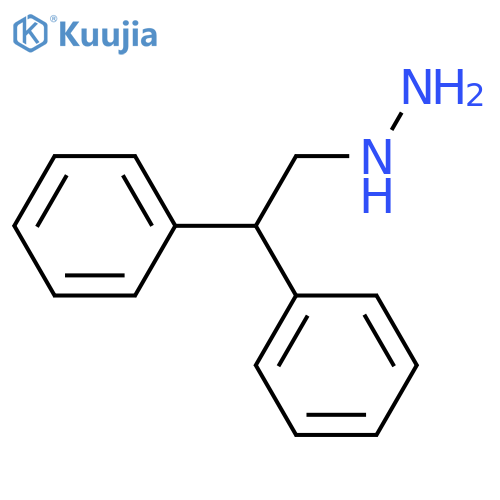 (2,2-diphenylethyl)hydrazine structure