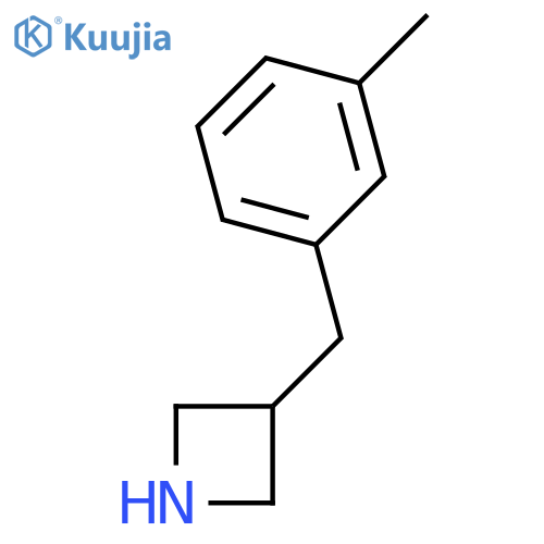 3-[(3-methylphenyl)methyl]azetidine structure