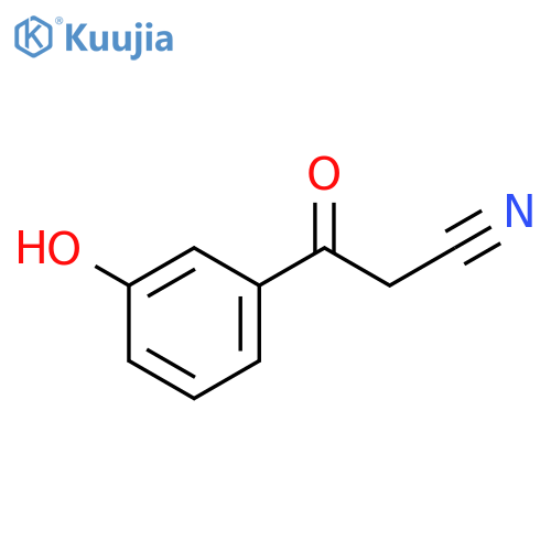 Benzenepropanenitrile,3-hydroxy-b-oxo- structure