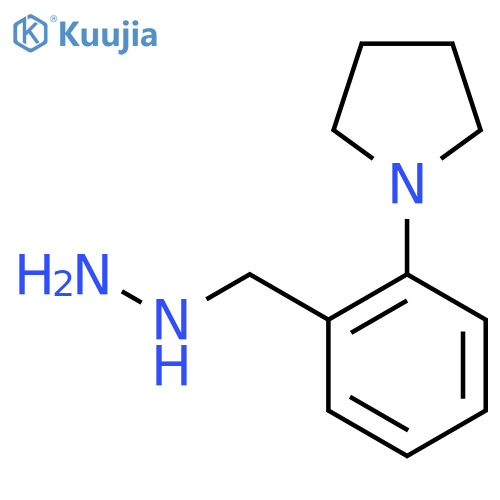 1-2-(hydrazinylmethyl)phenylpyrrolidine structure
