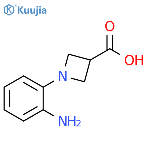 1-(2-Aminophenyl)azetidine-3-carboxylic acid structure