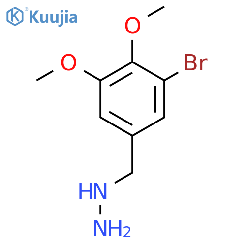 (3-bromo-4,5-dimethoxyphenyl)methylhydrazine structure