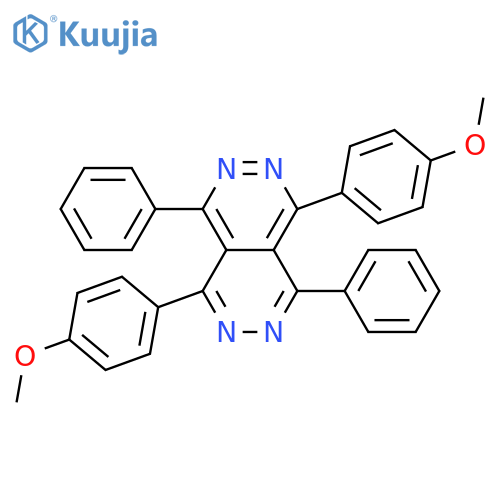 Pyridazino[4,5-d]pyridazine, 1,5-bis(4-methoxyphenyl)-4,8-diphenyl- structure