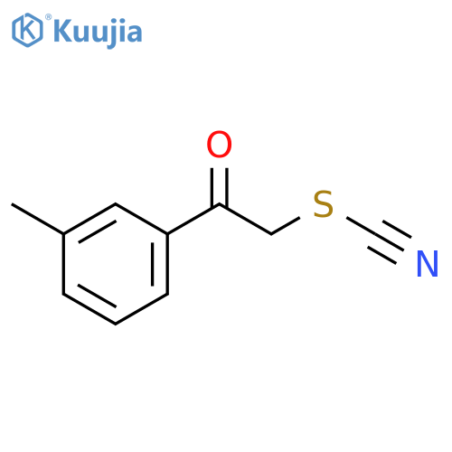 Thiocyanic acid, 2-(3-methylphenyl)-2-oxoethyl ester structure