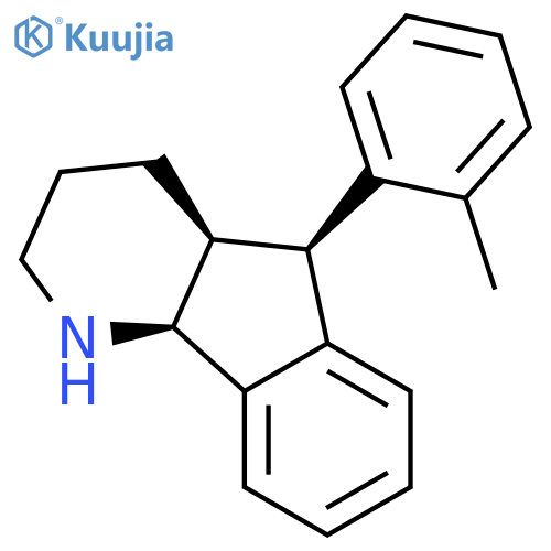 1H-Indeno[1,2-b]pyridine,2,3,4,4a,5,9b-hexahydro-5-(2-methylphenyl)-, (4aa,5a,9ba)- (9CI) structure
