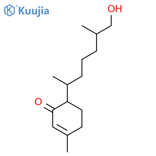 2-Cyclohexen-1-one, 6-(6-hydroxy-1,5-dimethylhexyl)-3-methyl- structure