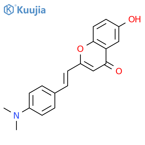 4H-1-Benzopyran-4-one,2-[2-[4-(dimethylamino)phenyl]ethenyl]-6-hydroxy- structure