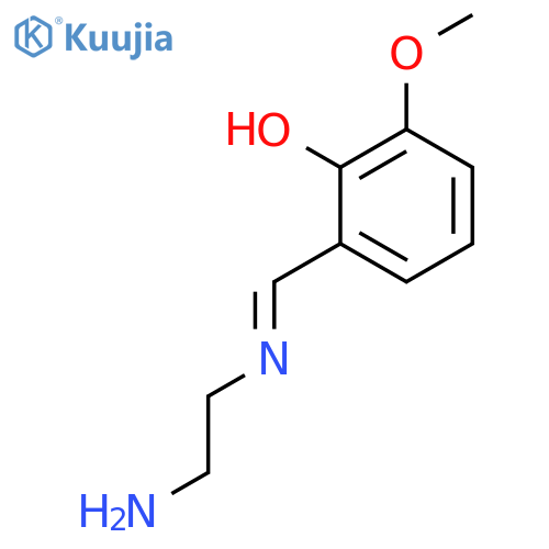 PHENOL, 2-[[(2-AMINOETHYL)IMINO]METHYL]-6-METHOXY- structure