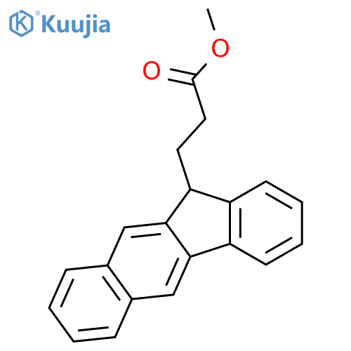 11H-Benzo[b]fluorene-11-propanoic acid, methyl ester structure