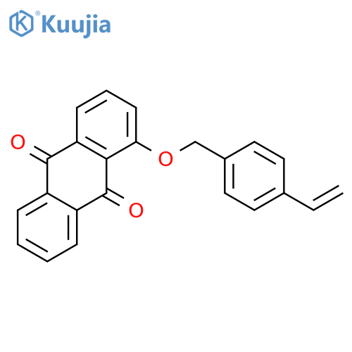 9,10-Anthracenedione, 1-[(4-ethenylphenyl)methoxy]- structure