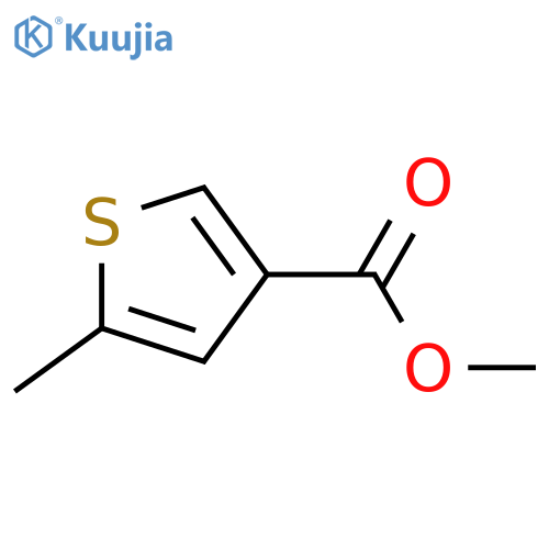 Methyl 5-methylthiophene-3-carboxylate structure