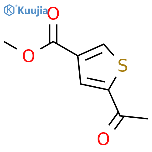 methyl 5-acetylthiophene-3-carboxylate structure