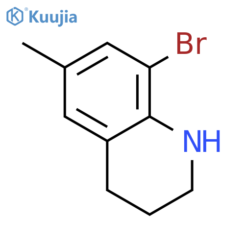 8-Bromo-6-methyl-1,2,3,4-tetrahydroquinoline structure