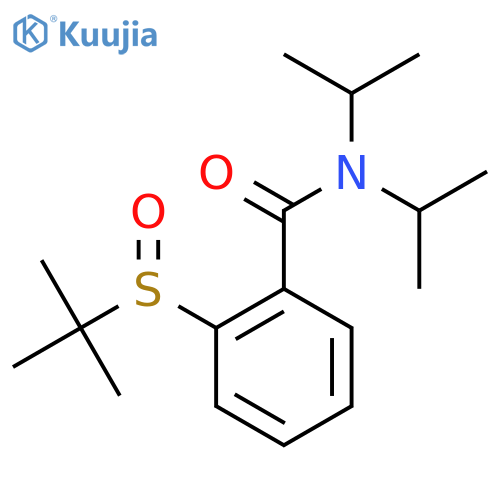 Benzamide, 2-[(1,1-dimethylethyl)sulfinyl]-N,N-bis(1-methylethyl)- structure
