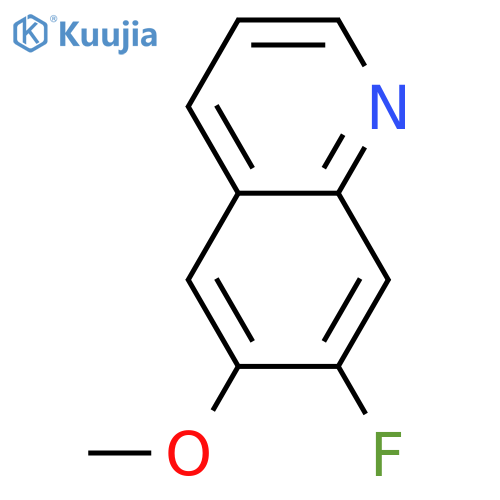 7-fluoro-6-methoxy-Quinoline structure