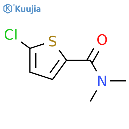 2-Thiophenecarboxamide, 5-chloro-N,N-dimethyl- structure
