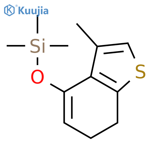 Silane, [(6,7-dihydro-3-methylbenzo[b]thien-4-yl)oxy]trimethyl- structure