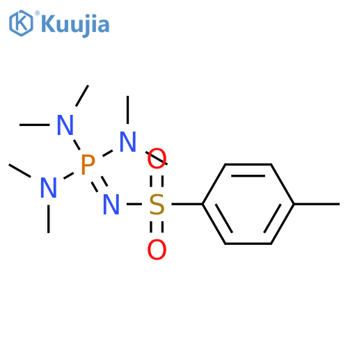 Benzenesulfonamide,4-methyl-N-[tris(dimethylamino)phosphoranylidene]- structure