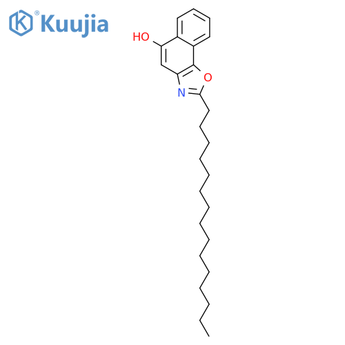Naphth[2,1-d]oxazol-5-ol, 2-pentadecyl- structure