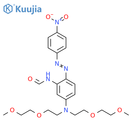 Formamide,N-[5-[bis[2-(2-methoxyethoxy)ethyl]amino]-2-[(4-nitrophenyl)azo]phenyl]- structure