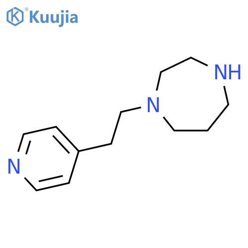 1-(2-pyridin-4-ylethyl)-1,4-diazepane structure