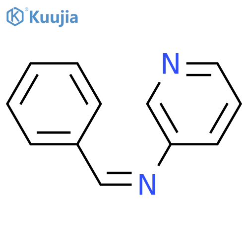 3-Pyridinamine, N-(phenylmethylene)-, (Z)- structure