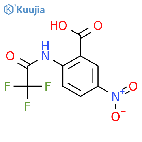 5-nitro-2-(trifluoroacetamido)benzoic acid structure