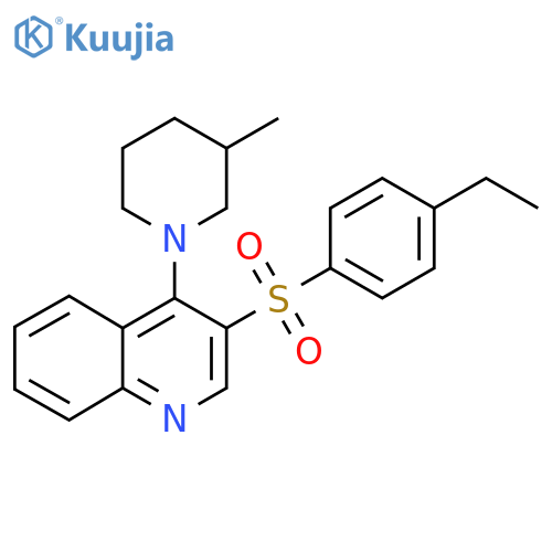3-(4-Ethylbenzenesulfonyl)-4-(3-methylpiperidin-1-yl)quinoline structure