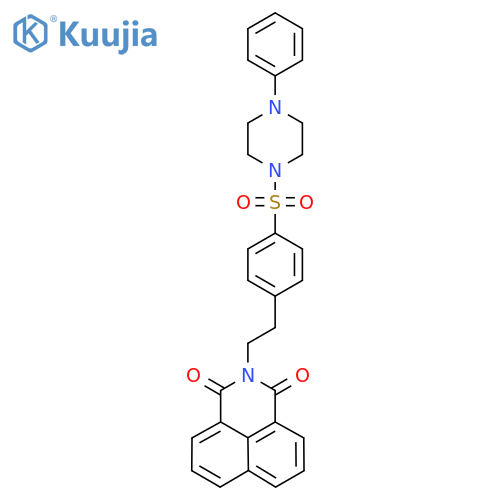 3-(2-{4-(4-phenylpiperazin-1-yl)sulfonylphenyl}ethyl)-3-azatricyclo7.3.1.0^{5,13}trideca-1(12),5,7,9(13),10-pentaene-2,4-dione structure