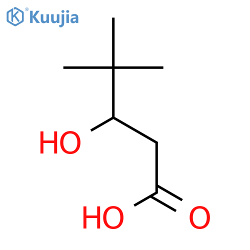 Pentanoic acid, 3-hydroxy-4,4-dimethyl- structure
