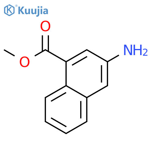 methyl 3-aminonaphthalene-1-carboxylate structure